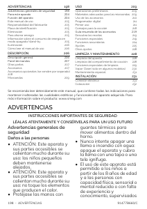 Manual de uso Smeg SO4302M1X Horno