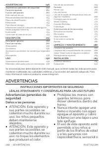 Manual de uso Smeg SO4604M2PNR Horno