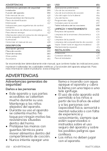 Manual de uso Smeg BG91IX2 Cocina