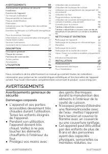 Mode d’emploi Smeg C9IMMB2 Cuisinière