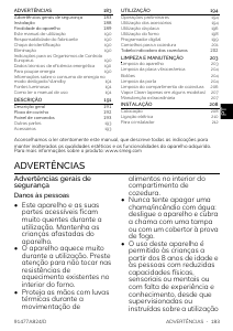 Manual Smeg CX91IMBL Fogão