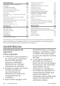 Manual Smeg TR90GMBL Fogão
