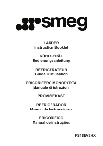 Manual de uso Smeg FS18EV3HX Refrigerador