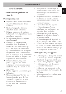 Mode d’emploi Smeg CPR915X Tiroir chauffant