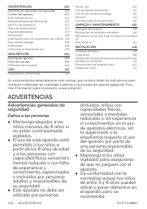 Manual de uso Smeg CVI629NR3 Vinoteca