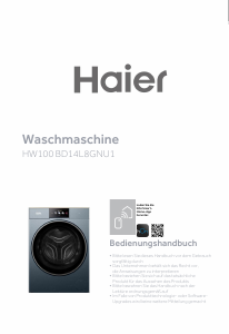 Mode d’emploi Haier HW100-BD14L8GNU1 Lave-linge
