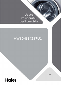 Priručnik Haier HW80-B14387U1 Stroj za pranje rublja