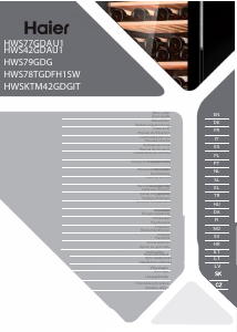 Manual Haier HWS78TGDFH1SW Răcitor vin