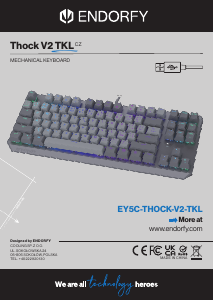 Manual Endorfy EY5C016 Thock V2 TKL Tastatură
