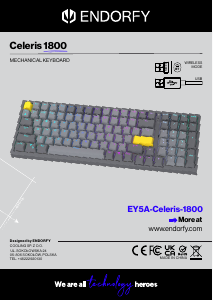 Manual Endorfy EY5A124 Celeris 1800 Tastatură