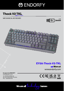 Manual Endorfy EY5A126 Thock V2 TKL Tastatură