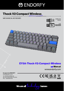 Manual Endorfy EY5A132 Thock V2 Compact Wireless Tastatură