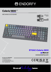 Manual Endorfy EY5C014 Celeris 1800 Tastatură