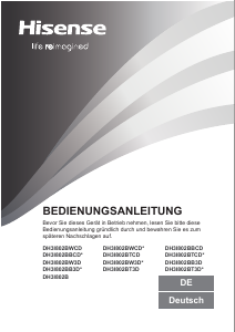Bedienungsanleitung Hisense DH3I802BB3D Trockner