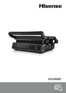 Návod Hisense HCG1600DBT Elektrický gril
