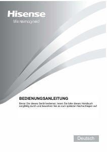 Bedienungsanleitung Hisense RB329N4AWE Kühl-gefrierkombination