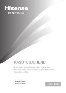 Rokasgrāmata Hisense RIB291F4AWF Ledusskapis ar saldētavu