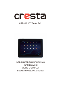 Bedienungsanleitung Cresta CTP888 Tablet