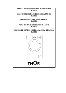 Manual de uso Thor TL2 500 Lavadora