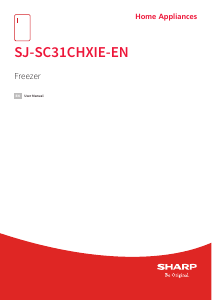 Bruksanvisning Sharp SJ-SC31CHXIE-EN Frys