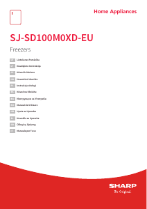 Εγχειρίδιο Sharp SJ-SE100M0XS-EU Καταψύκτης