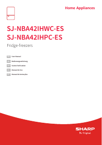 Manual de uso Sharp SJ-NBA42IHPC-ES Frigorífico combinado