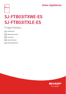 Bruksanvisning Sharp SJ-FTB03ITXLE-ES Kyl-frys