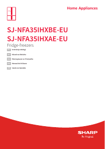 Наръчник Sharp SJ-NFA35IHXAE-EU Хладилник-фризер