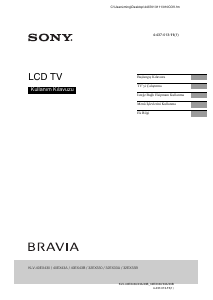 Kullanım kılavuzu Sony Bravia KLV-40EX430 LCD televizyon