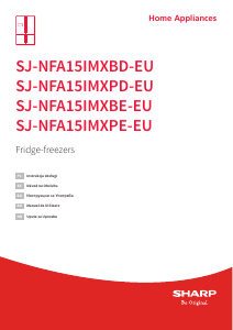 Manual Sharp SJ-NFA15IMXBE-EU Combina frigorifica