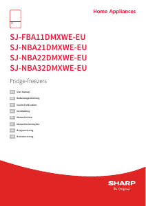 Bedienungsanleitung Sharp SJ-NBA32DMXWE-EU Kühl-gefrierkombination