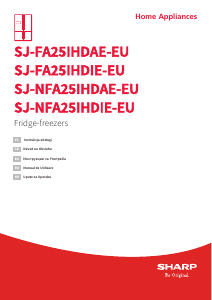 Priručnik Sharp SJ-NFA25IHDAE-EU Frižider – zamrzivač