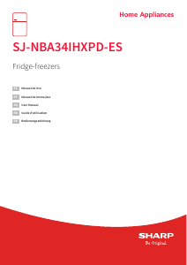 Manual de uso Sharp SJ-NBA34IHXPD-ES Frigorífico combinado