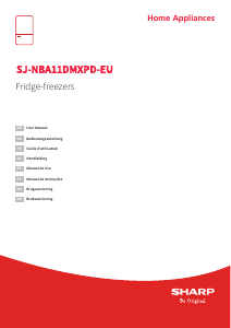 Brugsanvisning Sharp SJ-NBA11DMXPD-EU Køle-fryseskab