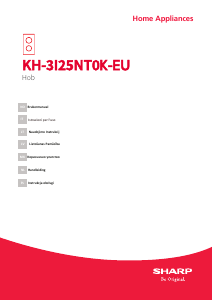 Manual Sharp KH-3I25NT0K-EU Plită