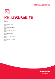 Priručnik Sharp KH-6I35NS0K-EU Ploča za kuhanje