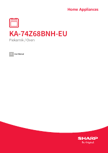 Handleiding Sharp KA-74Z68BNH-EU Oven