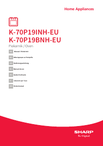 Manual de uso Sharp K-70P19INH-EU Horno