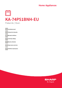 Manual Sharp KA-74P51BNH-EU Cuptor