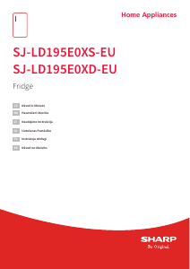 Rokasgrāmata Sharp SJ-LE195E0XS-EU Ledusskapis