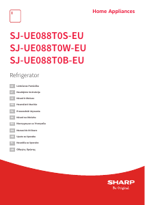 Priročnik Sharp SJ-UE088T0W-EU Hladilnik