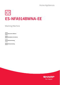 Manual Sharp ES-NFA914BWNA-EE Mașină de spălat