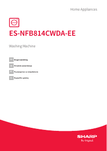 Priručnik Sharp ES-NFB814CWDA-EE Stroj za pranje rublja