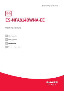 Priručnik Sharp ES-NFA814BWNA-EE Stroj za pranje rublja