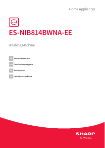 Kasutusjuhend Sharp ES-NIB814BWNA-EE Pesumasin