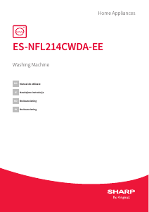 Bruksanvisning Sharp ES-NFL214CWDA-EE Tvättmaskin
