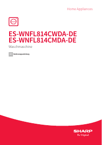 Bedienungsanleitung Sharp ES-WNFL814CWDA-DE Waschmaschine