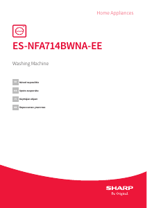 Priručnik Sharp ES-NFA714BWNA-EE Stroj za pranje rublja