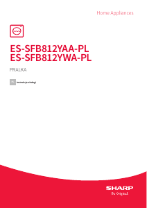 Instrukcja Sharp ES-SFB812YAA-PL Pralka