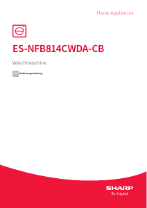 Bedienungsanleitung Sharp ES-NFB814CWDA-CB Waschmaschine